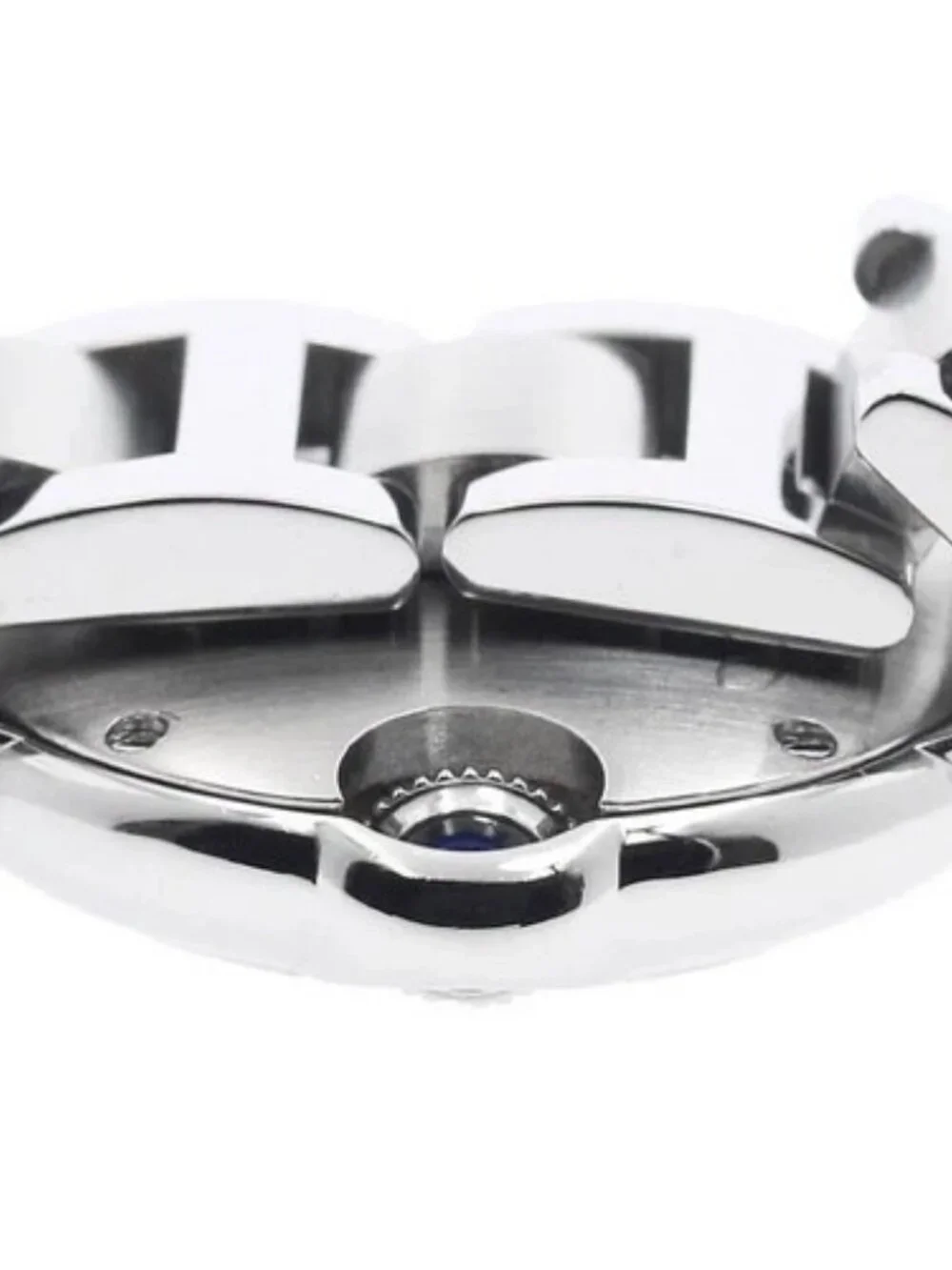 CARTIER Baron blue SM W69010Z4 Silver Dial Quartz Ladies Watch_957553